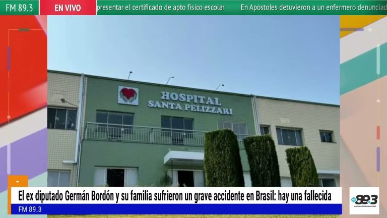 Ex diputado de Misiones involucrado en accidente en Brasil: fallece amiga de su hija y hay cuatro heridos graves