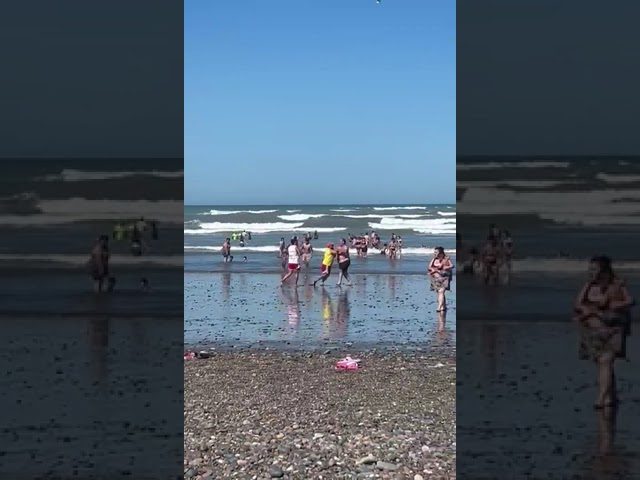 Inusual confrontación en playa de Chubut: Guardavida y visitante protagonizan acalorado altercado