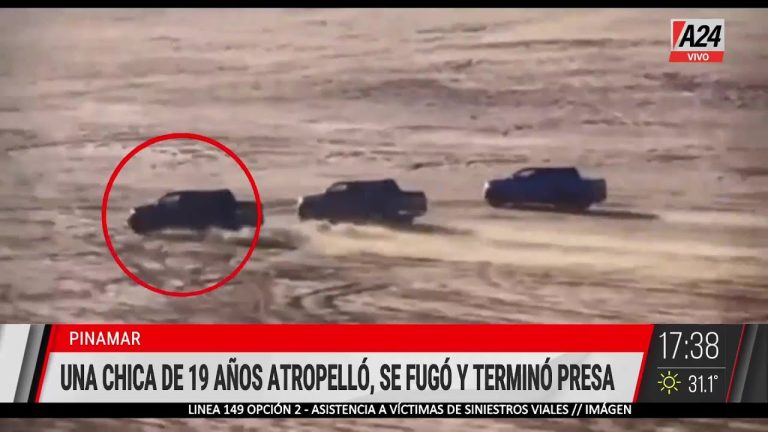 Niño de 8 años embestido por cuatriciclo en playa de Pinamar; conductora huye del lugar