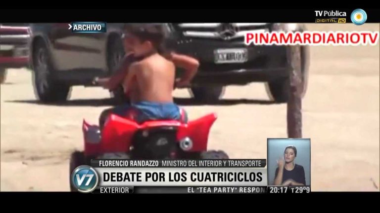 Ni&ntilde;os sin casco en cuatriciclos: un d&iacute;a en la frontera de Pinamar
