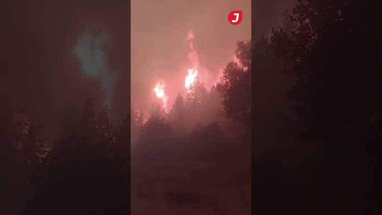 Desastre por fuego en El Bolsón: operación aérea y vuelo impactante que revela la magnitud del incidente