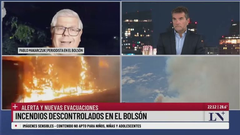 Situación crítica por incendios en El Bolsón: alerta de gobernante sobre el domingo, menciones a líder local y apoyo nacional para combatir el fuego.