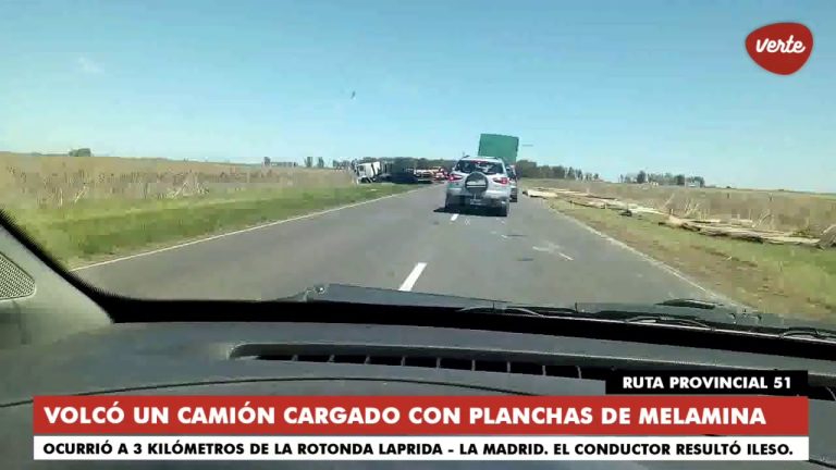 Detienen al conductor del autobús accidentado en la ruta 51 de La Madrid