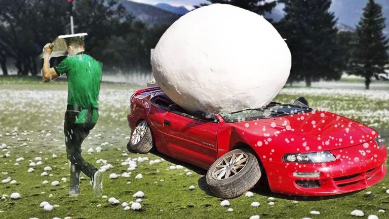 El impacto de la tormenta: cómo el granizo cubrió de blanco la ciudad y sus alrededores