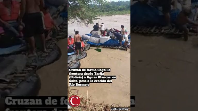 Inicia la instalación de la valla en el río Bermejo para detener el tráfico ilegal desde Bolivia