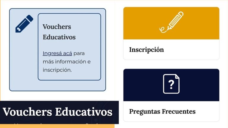 La inscripción para los nuevos vouchers educativos del gobierno: fechas de inicio y detalles para este año