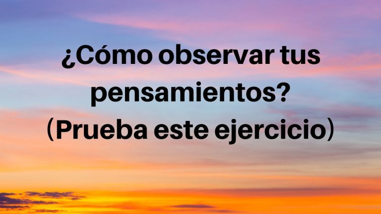 Permite que siga su curso y observa qué sucede