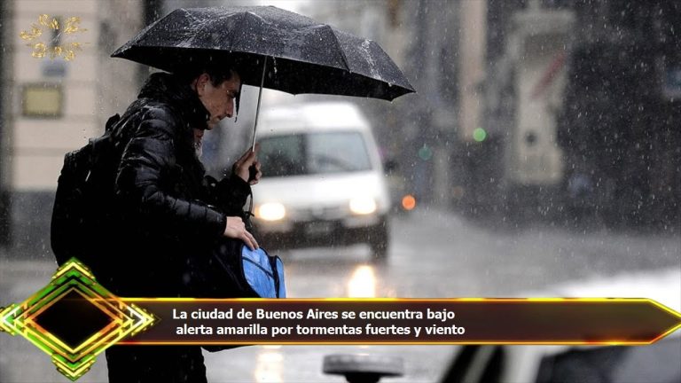 Pronostican tormentas con alerta amarilla para la noche en Buenos Aires y alrededores este jueves santo