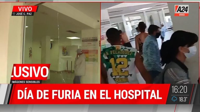 Ataque con disparos en un hospital de Jos&eacute; C. Paz obliga a pacientes a buscar refugio en el suelo