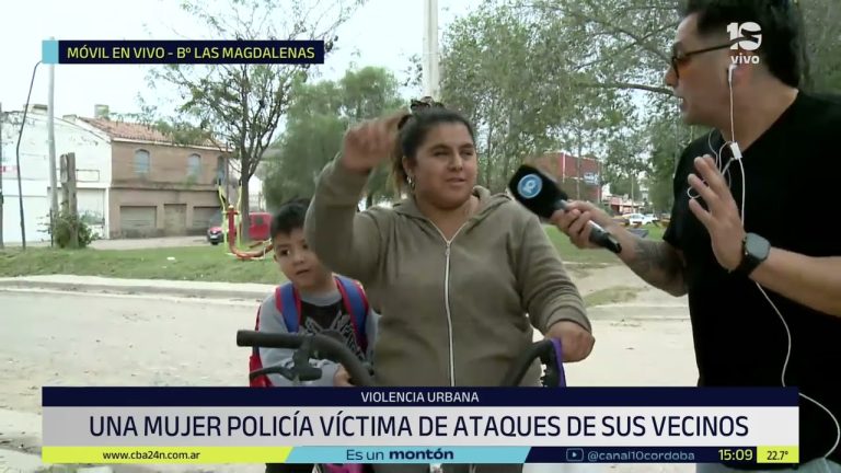 Aumentan los ataques a la policía en Córdoba: agreden a cadete provocándole fractura de mandíbula y lesión craneal