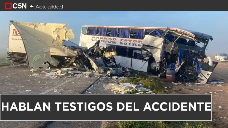 Cuatro fallecidos confirmados tras colisión entre autobús y camión en la ruta 3
