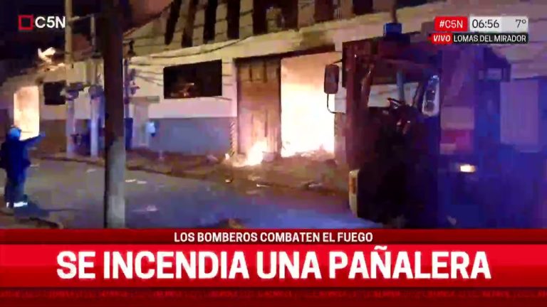 Incendio grave en tienda de pañales en Lomas del Mirador: vecinos fueron desalojados