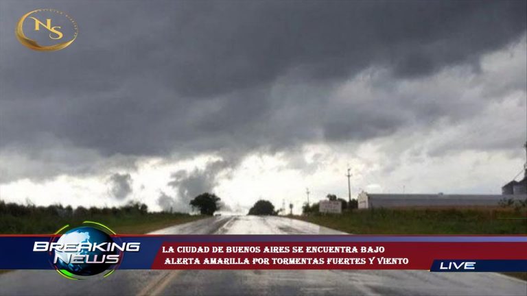 Previsi&oacute;n meteorol&oacute;gica: lluvias en la ciudad y alerta amarilla por tormentas en provincia de Buenos Aires hoy