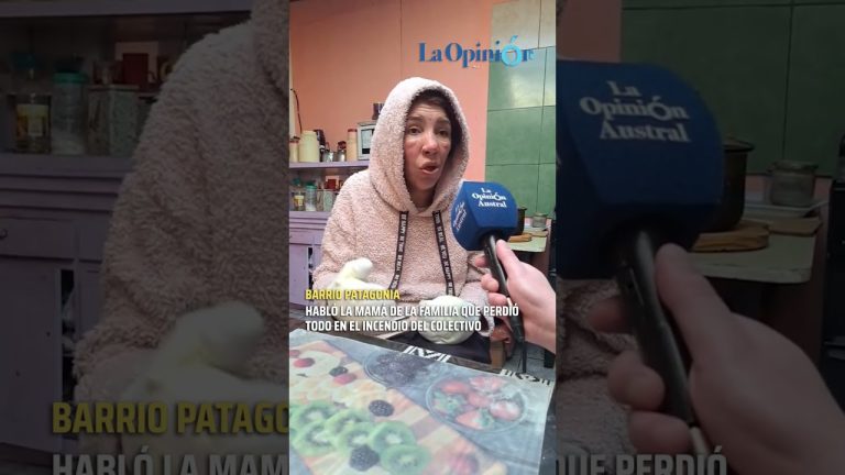 Dos personas en estado crítico tras incendio en vivienda móvil de una familia de nueve en Río Gallegos