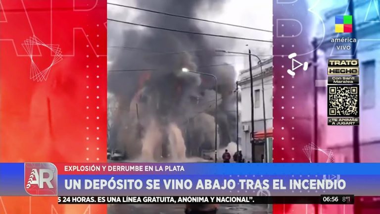 Acusan a propietaria de depósito por incendio en La Plata, investigan posible intencionalidad