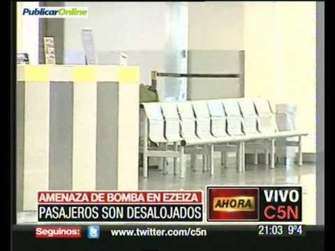 Alarma por amenaza de bomba en el aeropuerto de ezeiza