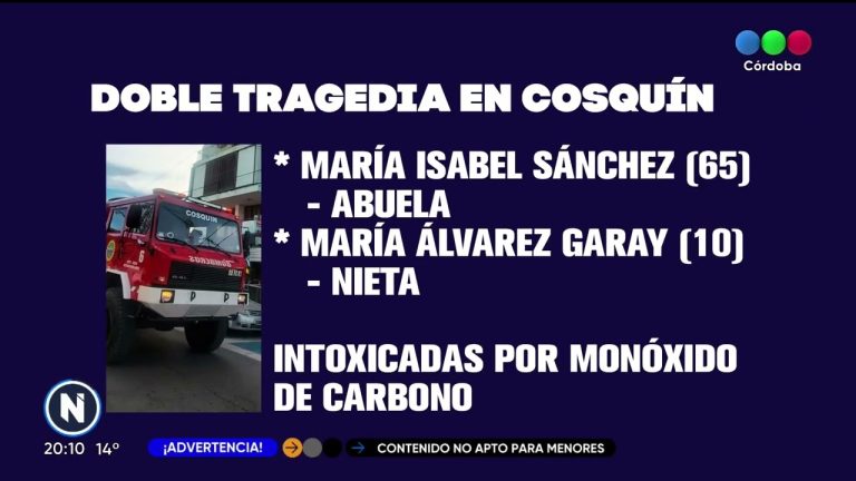 Fatal incidente por gas venenoso en Cosquín: perdieron la vida una abuela y su nieta; suman siete muertes esta semana