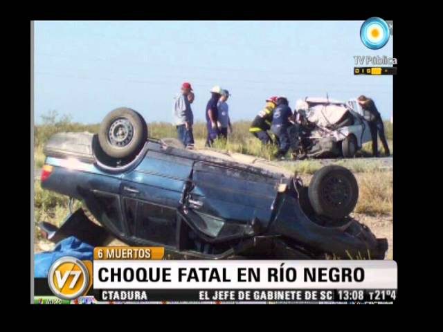 Trágico accidente en la ruta 6 de río negro deja tres fallecidos y dos lesionados