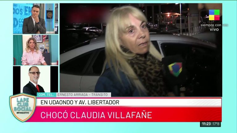 Accidente de Claudia Villafañe cerca del estadio riverplatense: causas y su estado actual