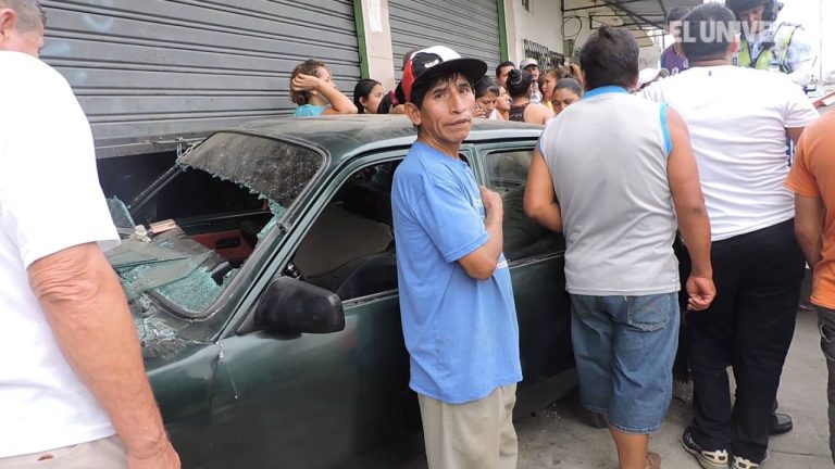 Accidente entre dos autobuses en el centro deja cinco heridos