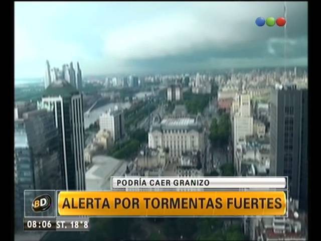 El servicio meteorológico alerta sobre lluvias este domingo en el AMBA: zonas afectadas y duración.