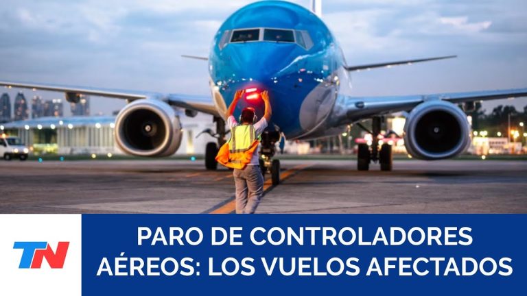 Protesta de controladores aéreos impide despegue de vuelos autorizados, según denuncia Aerolíneas Argentinas
