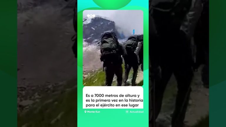Salen a la luz imágenes y videos de soldados argentinos alcanzando la cima del monte Kun en expedición himalaya