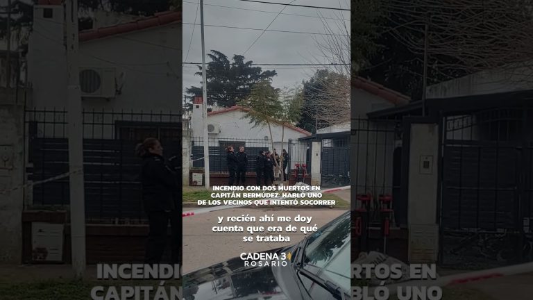 Tragedia en las afueras de Rosario: niño de 2 años y su padre fallecen en un incendio doméstico