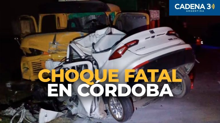 Accidente fatal en Córdoba: triple víctima mortal tras colisión frontal de vehículos en carretera