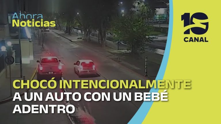 Conductor colisiona dos veces con vehículo estacionado y causa lesión en la cabeza de un bebé adentro