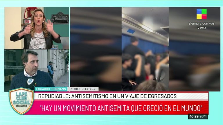 Denuncia penal del Gobierno contra estudiantes por cánticos antisemitas en viaje de graduación