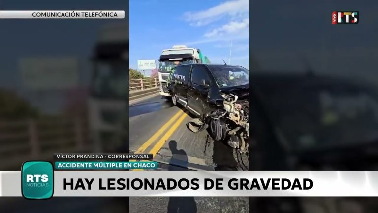 Identidad del motociclista fallecido en el accidente múltiple en el puente que conecta Chaco y Corrientes