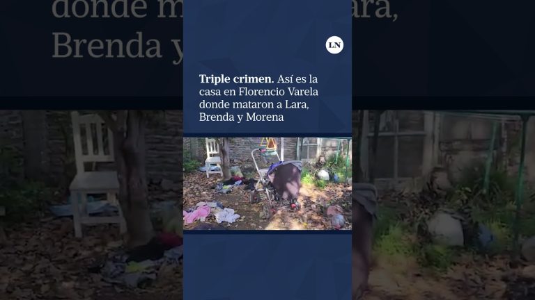 Imágenes del interior de la vivienda del trágico suceso en Florencio Varela