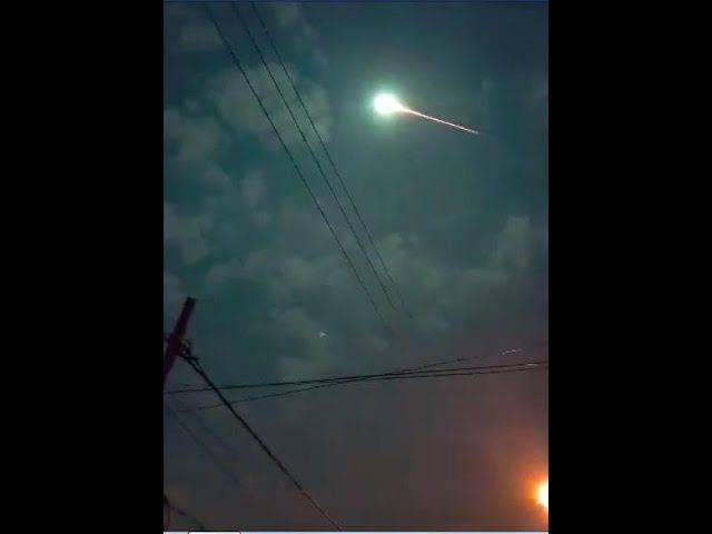 Impresionante meteoro ilumina el cielo en La Pampa y sur de Buenos Aires