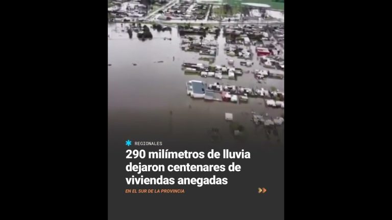 La difícil situación de la localidad santafesina María Teresa frente a las fuertes lluvias