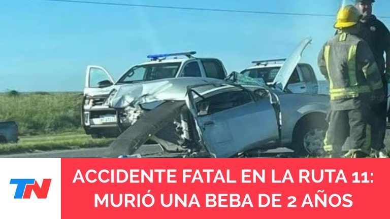 Accidente en la ruta 11: fallece un niño de dos años tras colisión del coche contra una columna en Santa Clara del Mar