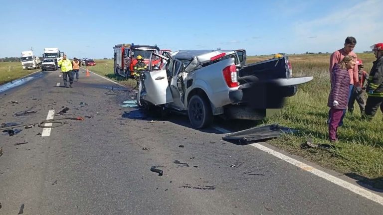 Carnicero de Pehuajó fallece en accidente frontal entre 4×4 y camión en la ruta 5