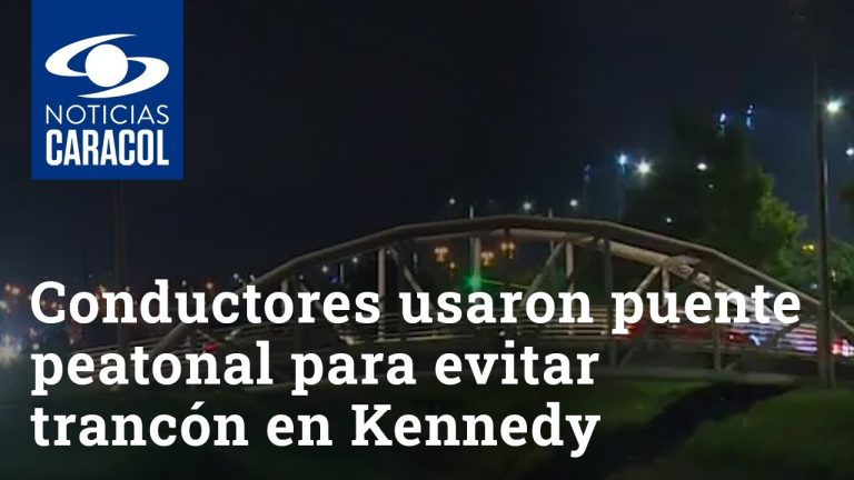 Desprendimiento parcial de puente peatonal provoca congestión en la General Paz