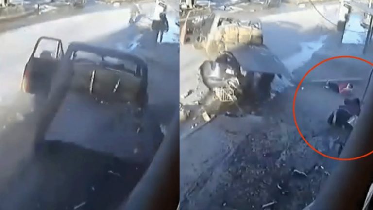 Joven pierde control del coche y atropella a dos niñas en la acera en González Catán