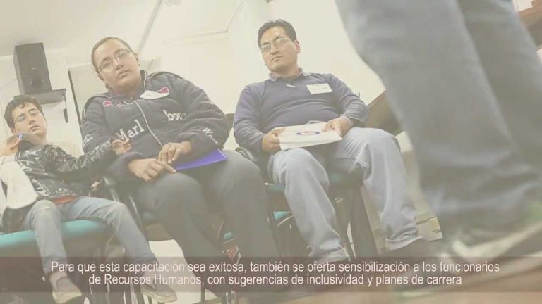 Con gran emoción, se otorgó el premio al proyecto inclusivo para personas con discapacidad.