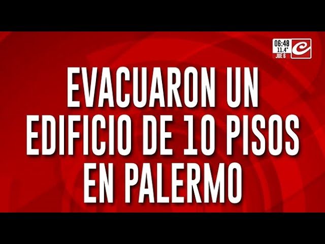 Incendio en edificio de Palermo deja una víctima fatal y cinco personas heridas
