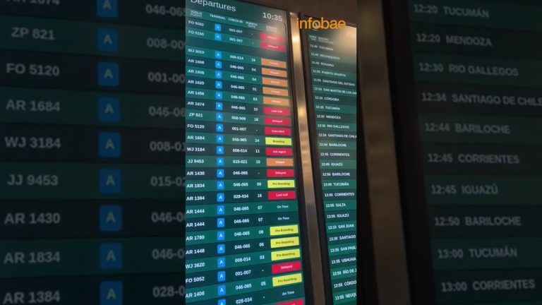 Interrupción de vuelos en aeroparque por maleta abandonada en área de preembarque