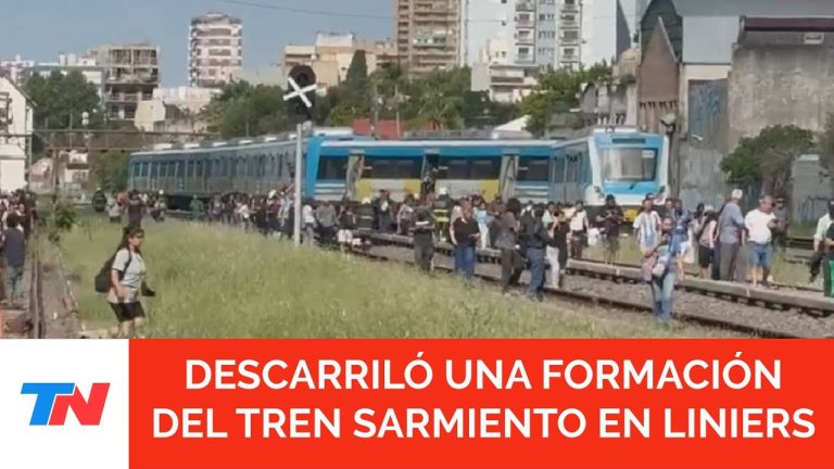 Mira imágenes y videos del interior del tren del Sarmiento tras descarrilar cerca de la estación Liniers