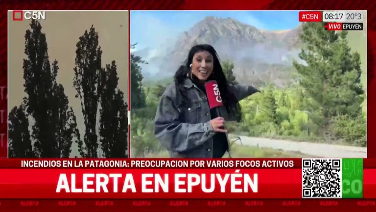 Persiste el aviso de intensos vientos en Patagonia y crece la inquietud por incendios en Epuyén