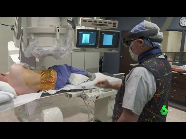 El futuro de la cirugía: operación con realidad aumentada en un hospital público de Coghlan