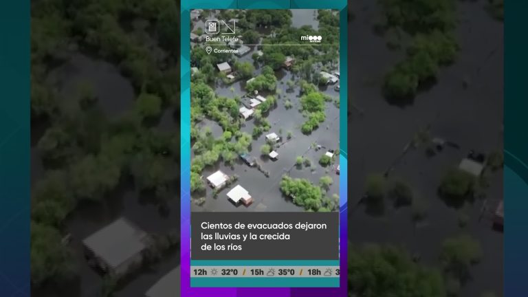 Inundaciones en corrientes: el nivel del agua se mantiene, aumentan evacuaciones y se esperan m&aacute;s lluvias