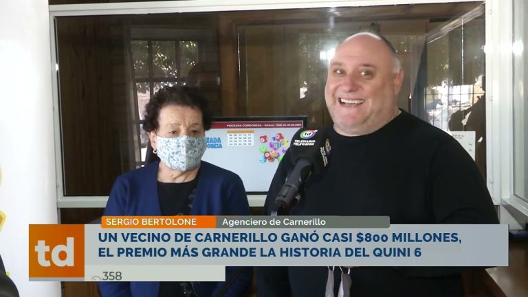 Jugador de Santa Fe obtiene el premio m&aacute;s grande en la historia del Quini 6, ganando $8.800 millones