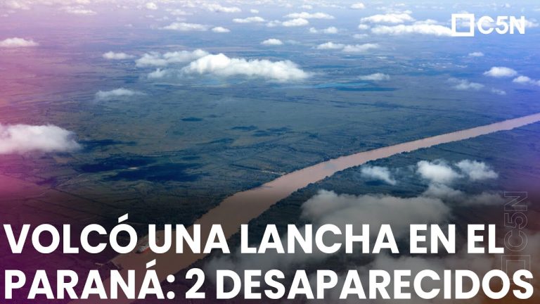 Lancha con ocho personas volcó en el río Paraná: buscan a dos desaparecidos.
