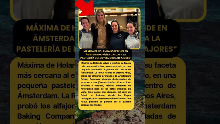 Las pasteleras de Argentina que recibieron una visita inesperada de M&aacute;xima Zorreguieta