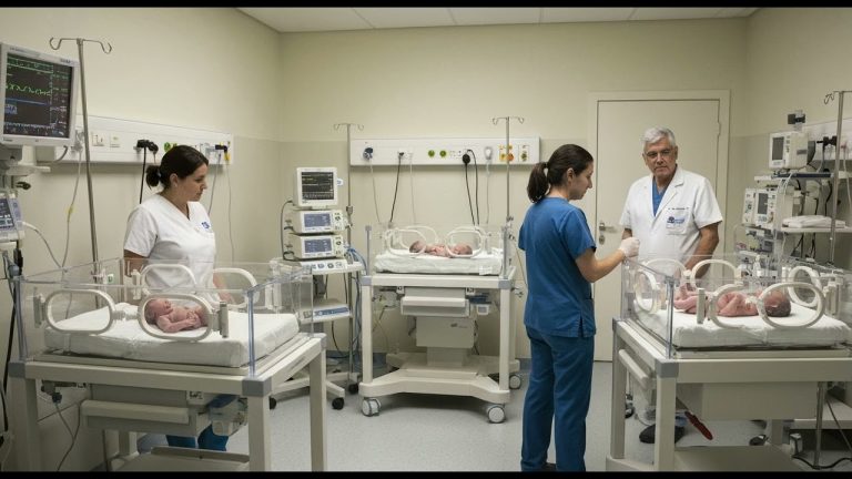 Nacimiento excepcional: trigemelas id&eacute;nticas llegaron al mundo en Chubut esta Navidad